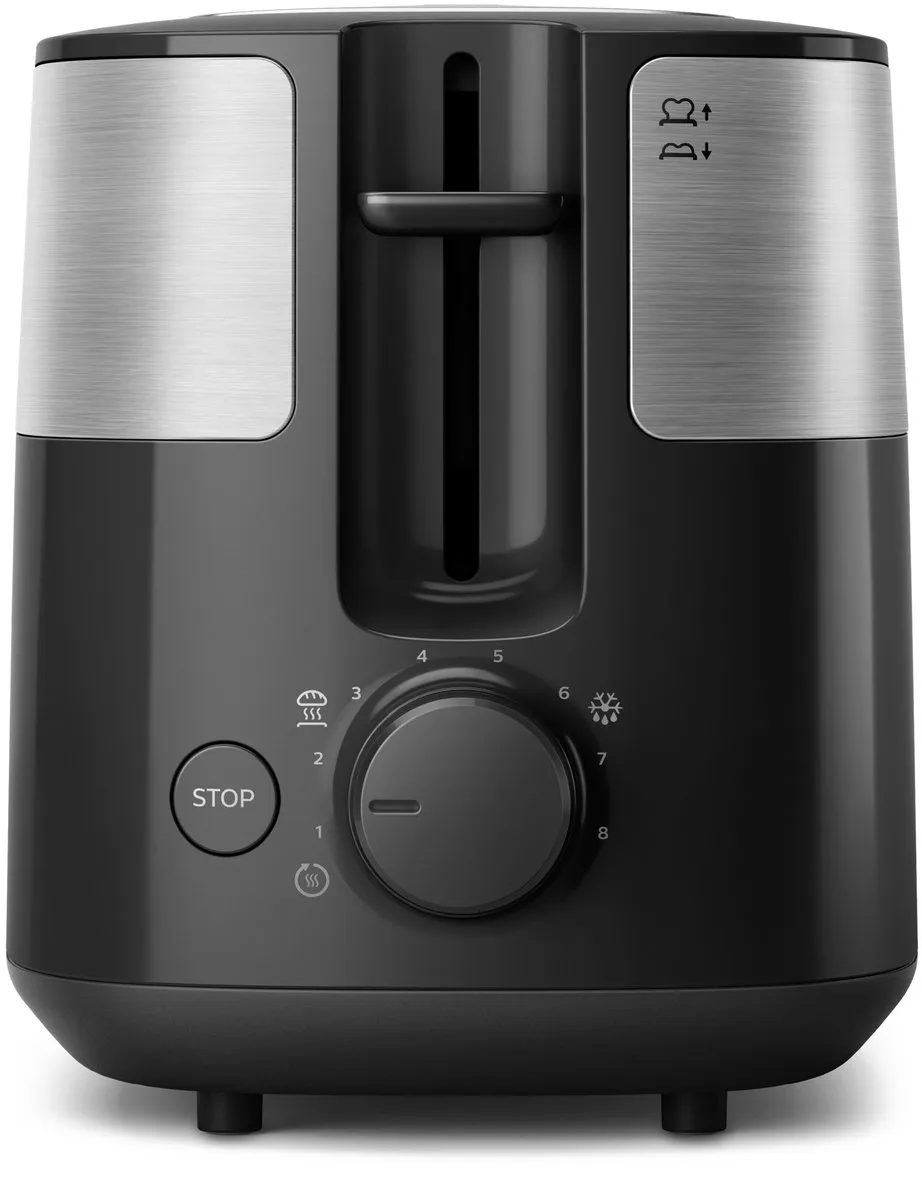 Philips Daily HD2516/90 Broodrooster 2 Snacks - Zwart/RVS
