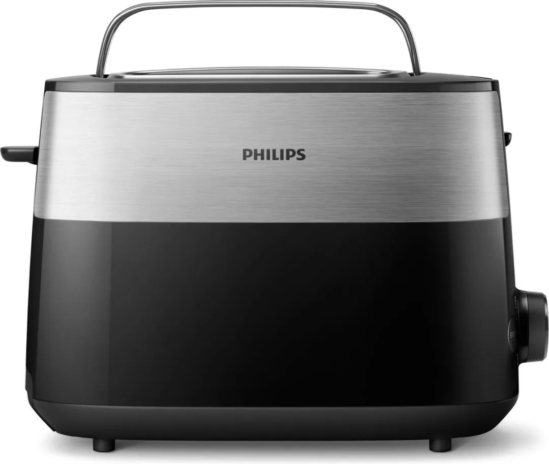 Philips Daily HD2516/90 Broodrooster 2 Snacks - Zwart/RVS