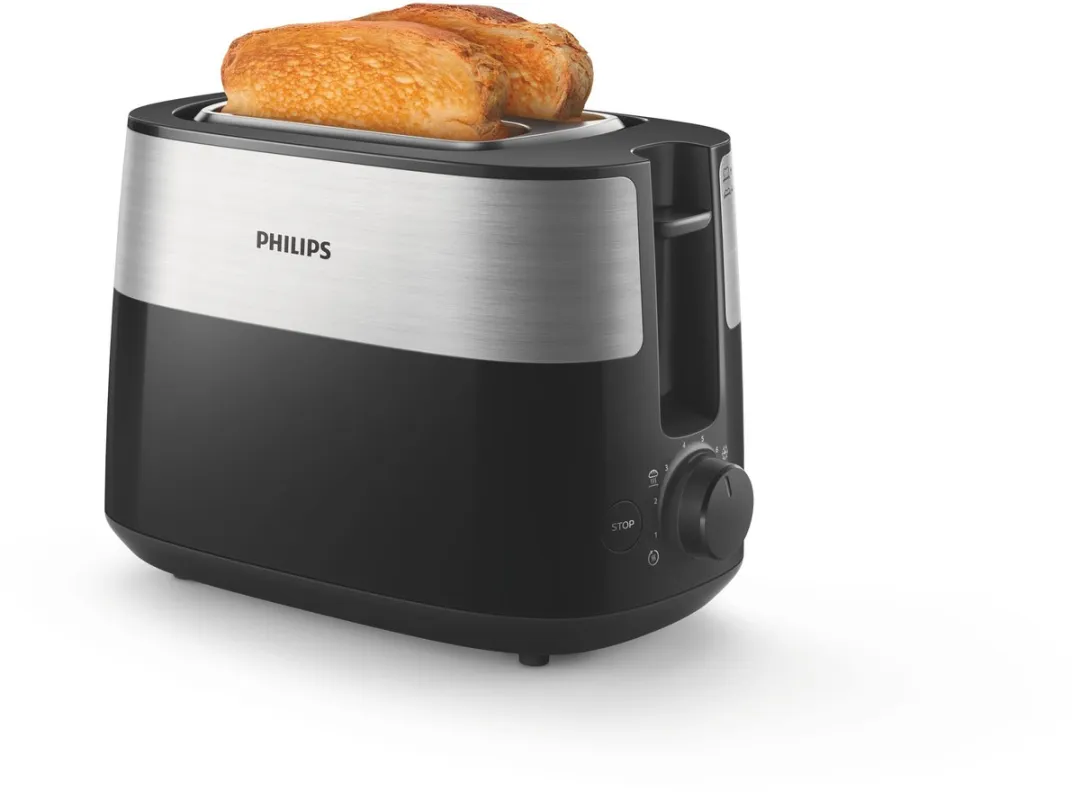 Philips Daily HD2516/90 Broodrooster 2 Snacks - Zwart/RVS - afbeelding 6 van 6