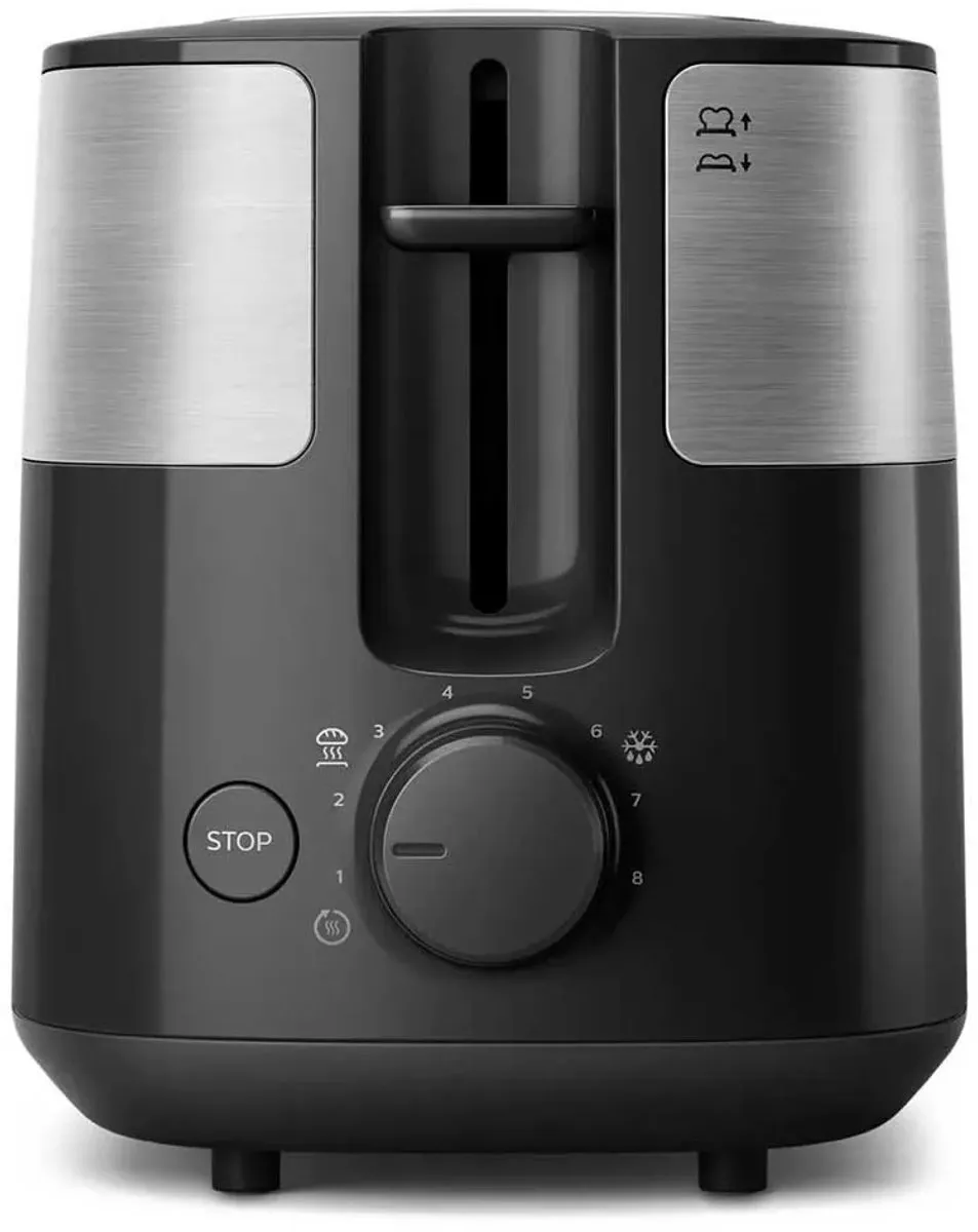 Philips Daily HD2516/90 Broodrooster 2 Snacks - Zwart/RVS