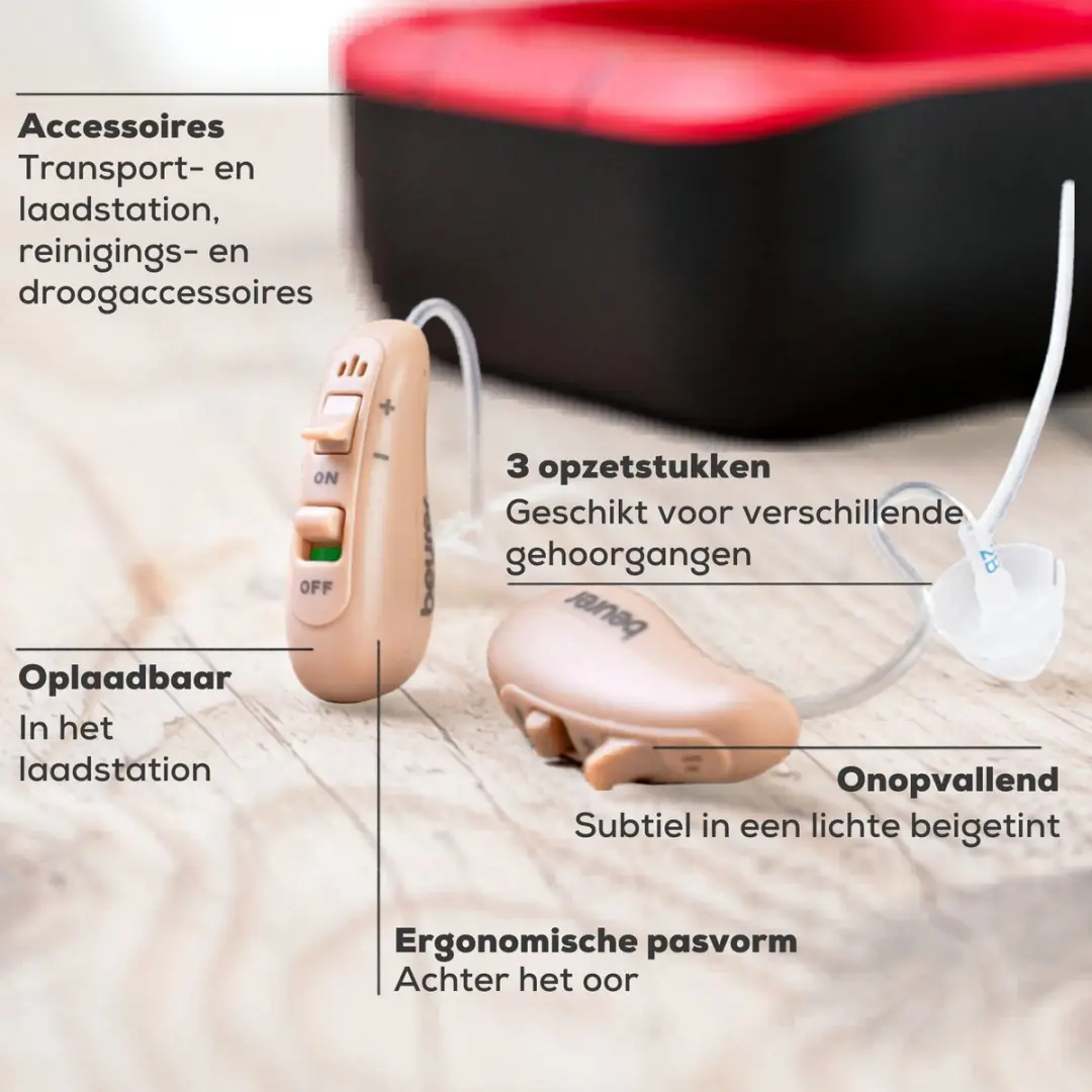 Beurer HA 90 digital Hoortoestel - Oplaadbaar - 2 stuks - afbeelding 4 van 6