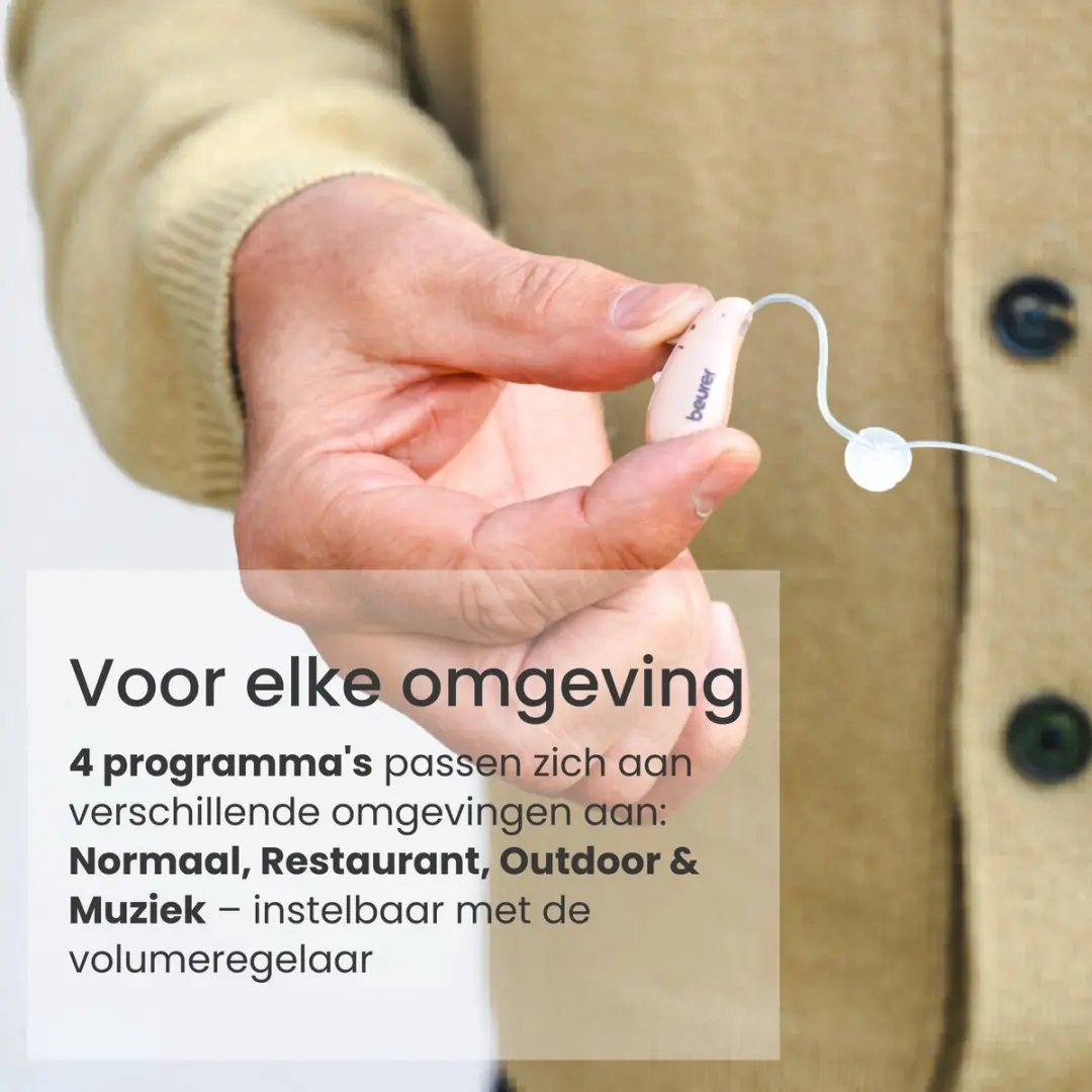 Beurer HA 90 digital Hoortoestel - Oplaadbaar - 2 stuks - afbeelding 6 van 6