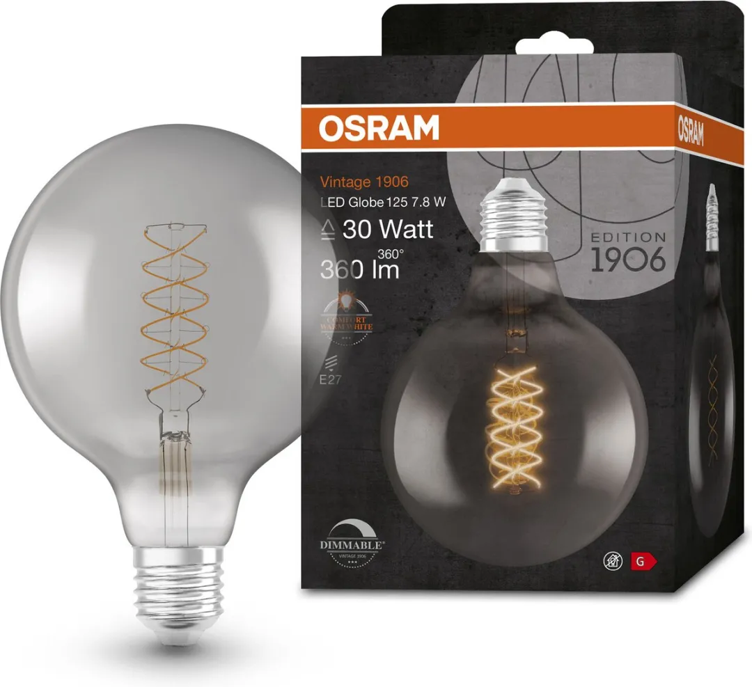 Osram LED Globe 7.8W E27 Warmwit - 124mm