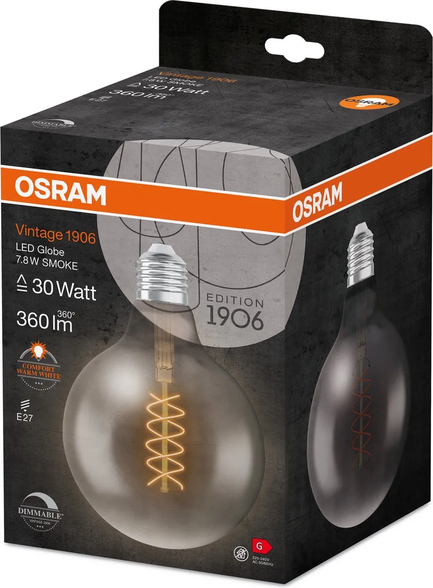Osram LED Globe 7.8W E27 Warmwit - 124mm