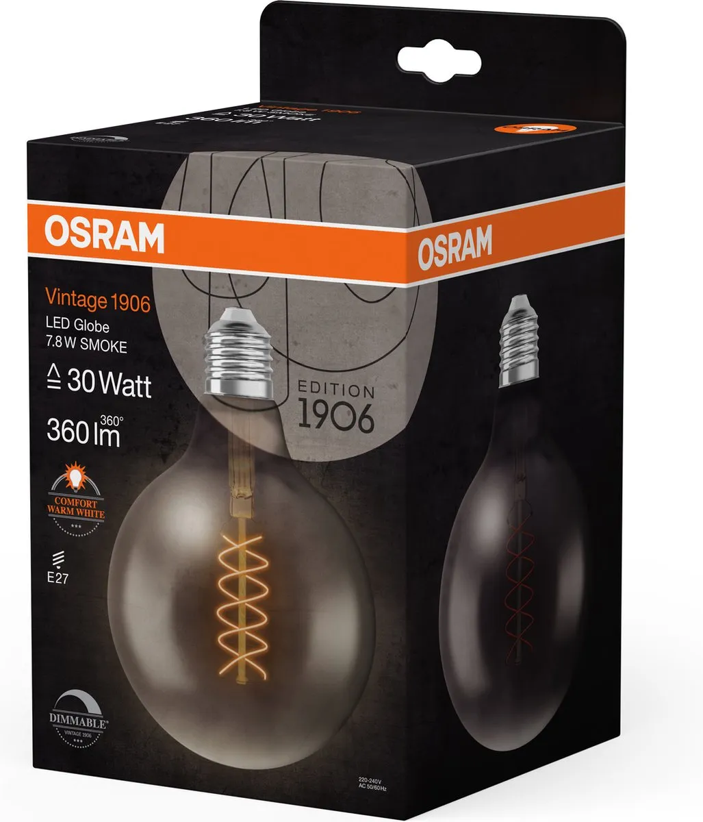Osram LED Globe 7.8W E27 Warmwit - 124mm