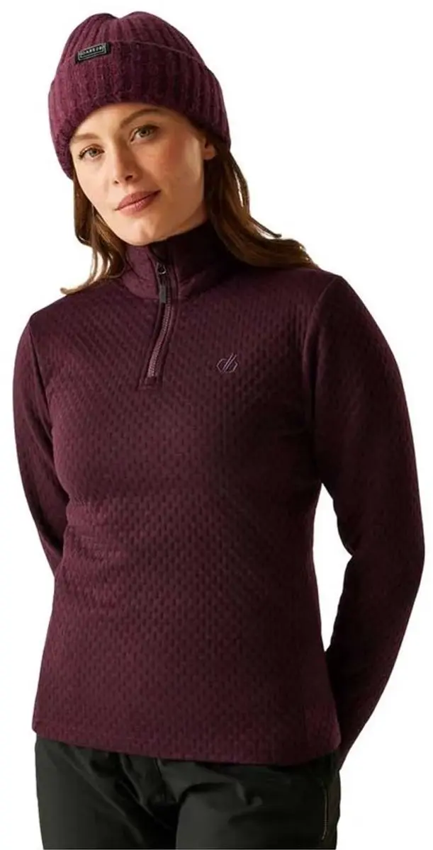Dare2b Blindside Sweatshirt Met Halve Rits Paars 36 Vrouw