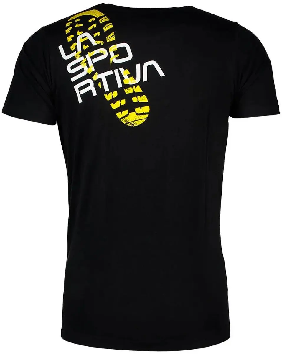 La Sportiva Footstep Tee Korte Mouw T-Shirt - Zwart - S - afbeelding 5 van 6