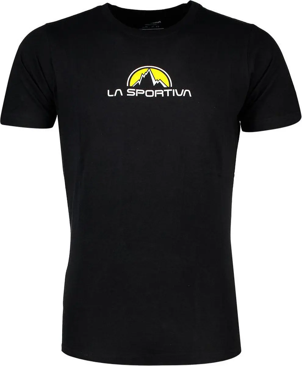 La Sportiva Footstep Tee Korte Mouw T-Shirt - Zwart - S - afbeelding 2 van 6
