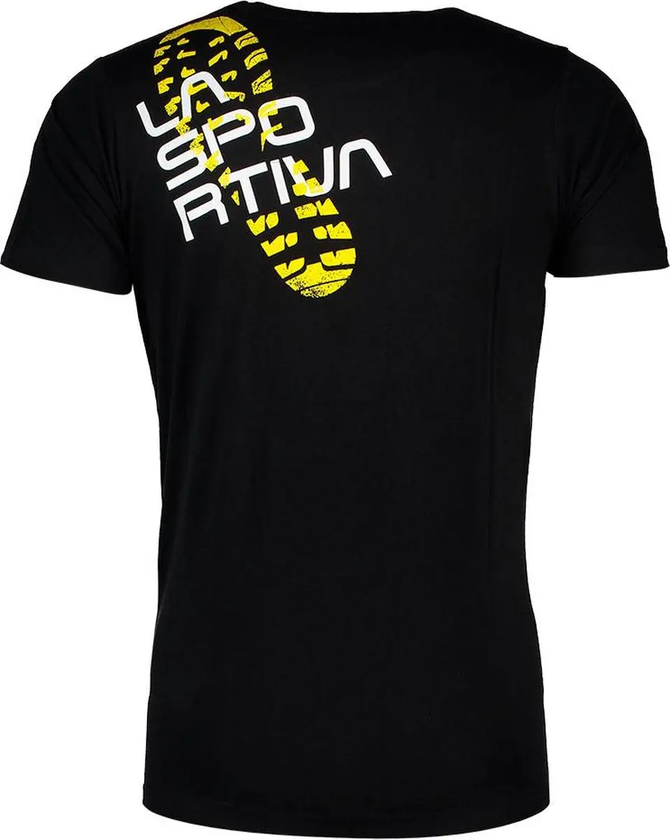 La Sportiva Footstep Tee Korte Mouw T-Shirt - Zwart - S - afbeelding 4 van 6