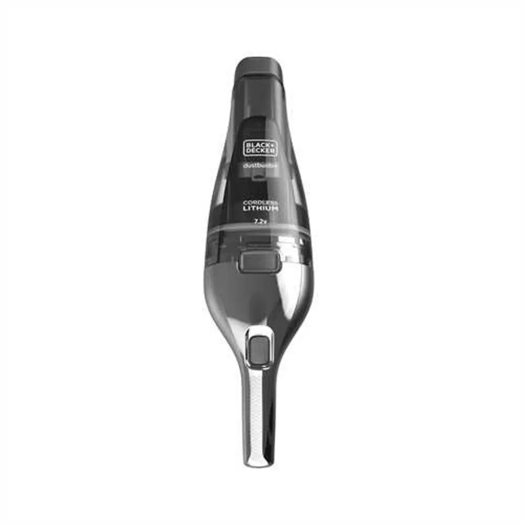 BLACK+DECKER NVC220WC-QW Kruimeldief - Zakloos - Chroom/Titan/Transparant