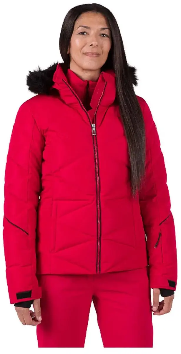 Rossignol Staci Pearly Jas Rood L Vrouw