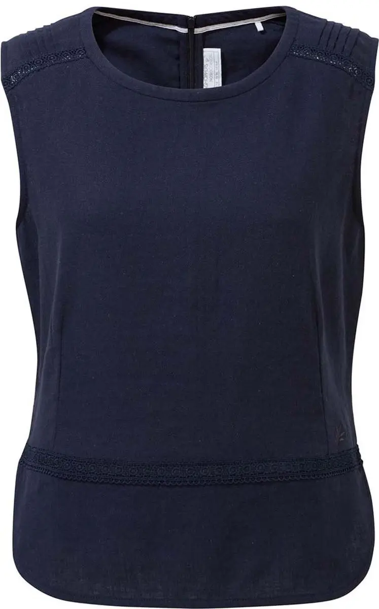 Craghoppers Nosibotanical Bonita Mouwloos T-shirt Blauw 12 Vrouw