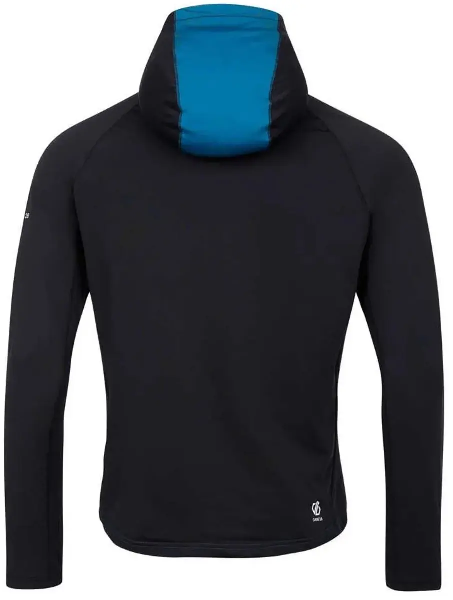 Dare 2b Touring II Core Stretch Hoodie met Rits - Blauw/Zwart - S - afbeelding 4 van 4