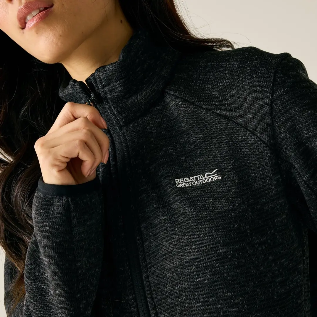 Dames Newhill Marl isolerende fleece met volledige ritssluiting - afbeelding 3 van 6