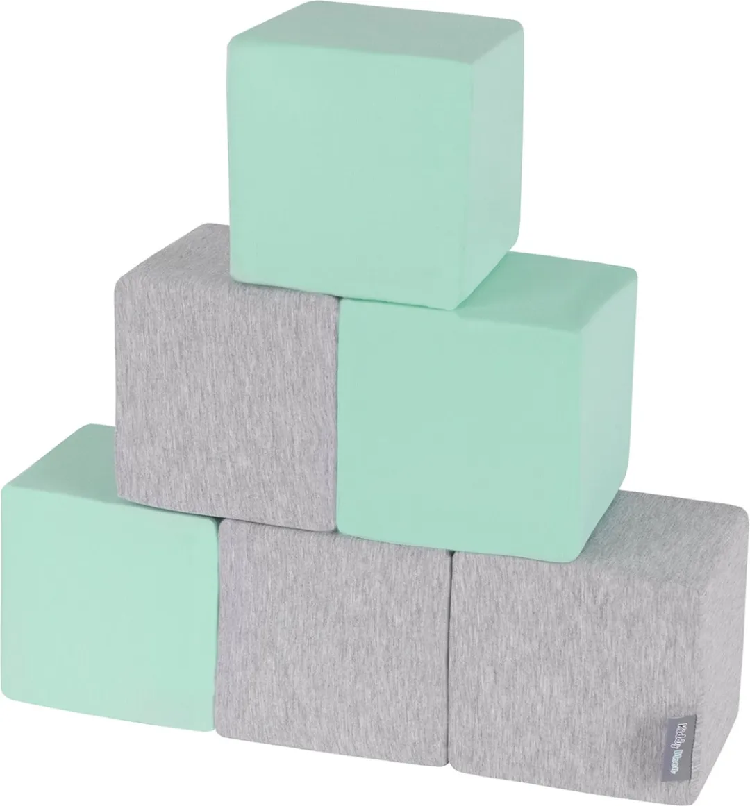 KiddyMoon Zachte Blokken 6 Stuks