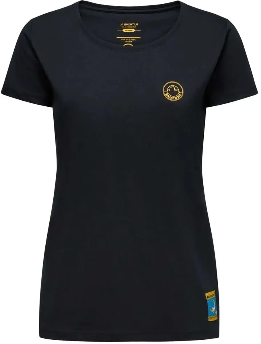 La Sportiva Climbing On The Moon T-shirt Met Korte Mouwen Zwart L Vrouw - afbeelding 4 van 4