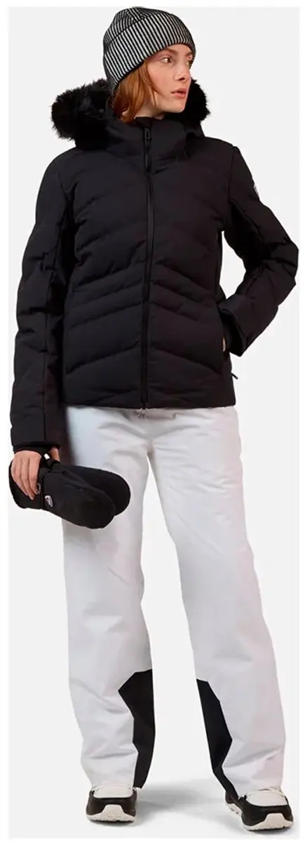 Rossignol Staci Insulated Dames Ski Jas - Zwart - L - afbeelding 6 van 6