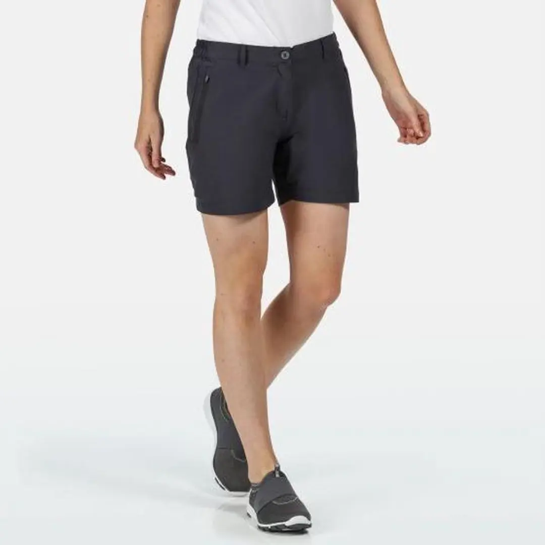 Regatta - Women's Highton Mid Walking Shorts - Outdoorbroek - Vrouwen - Maat 46 - Grijs