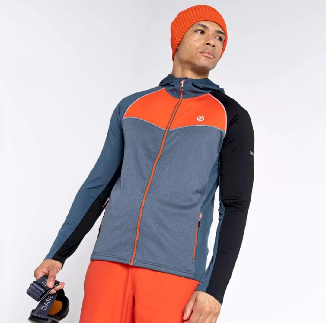Dare2B Heren Contend Core Stretch Vest OrinGry/Infr Maat M