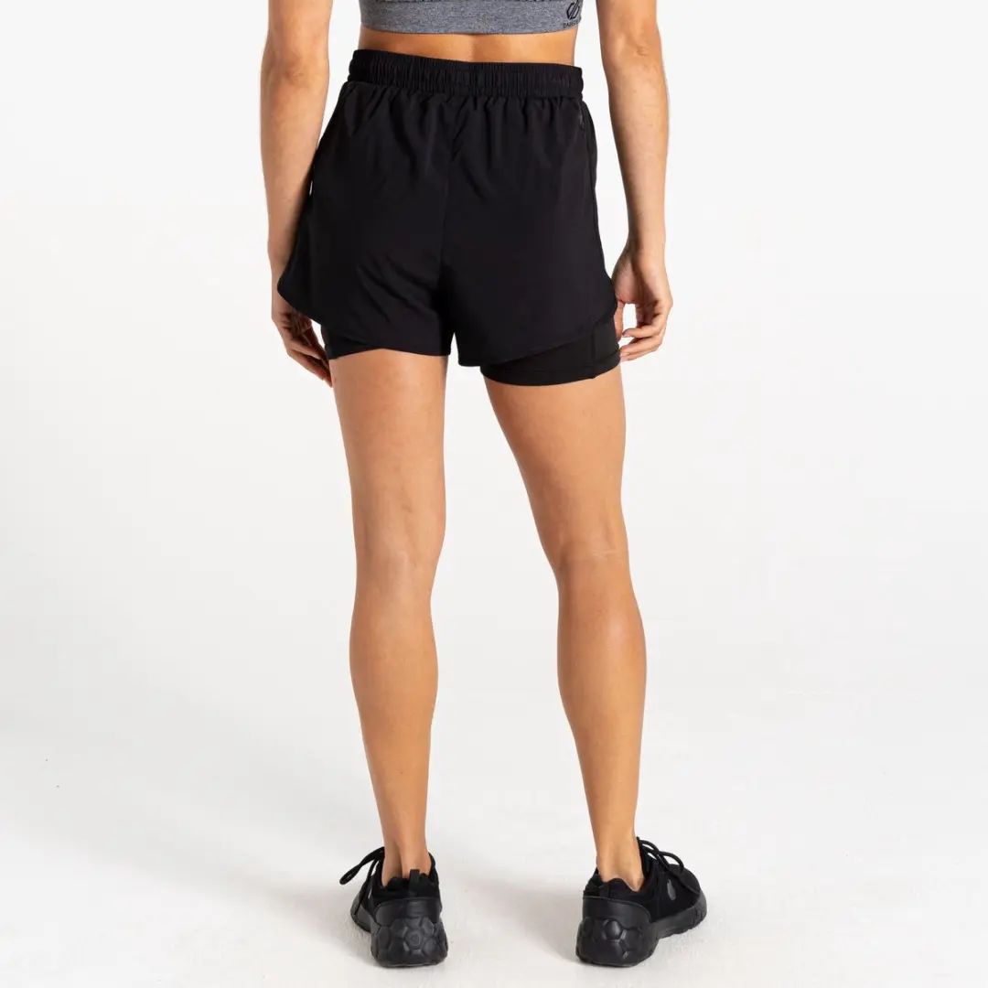 Dare 2b Sprint Up II Damesshort - Zwart - 38 - afbeelding 4 van 6