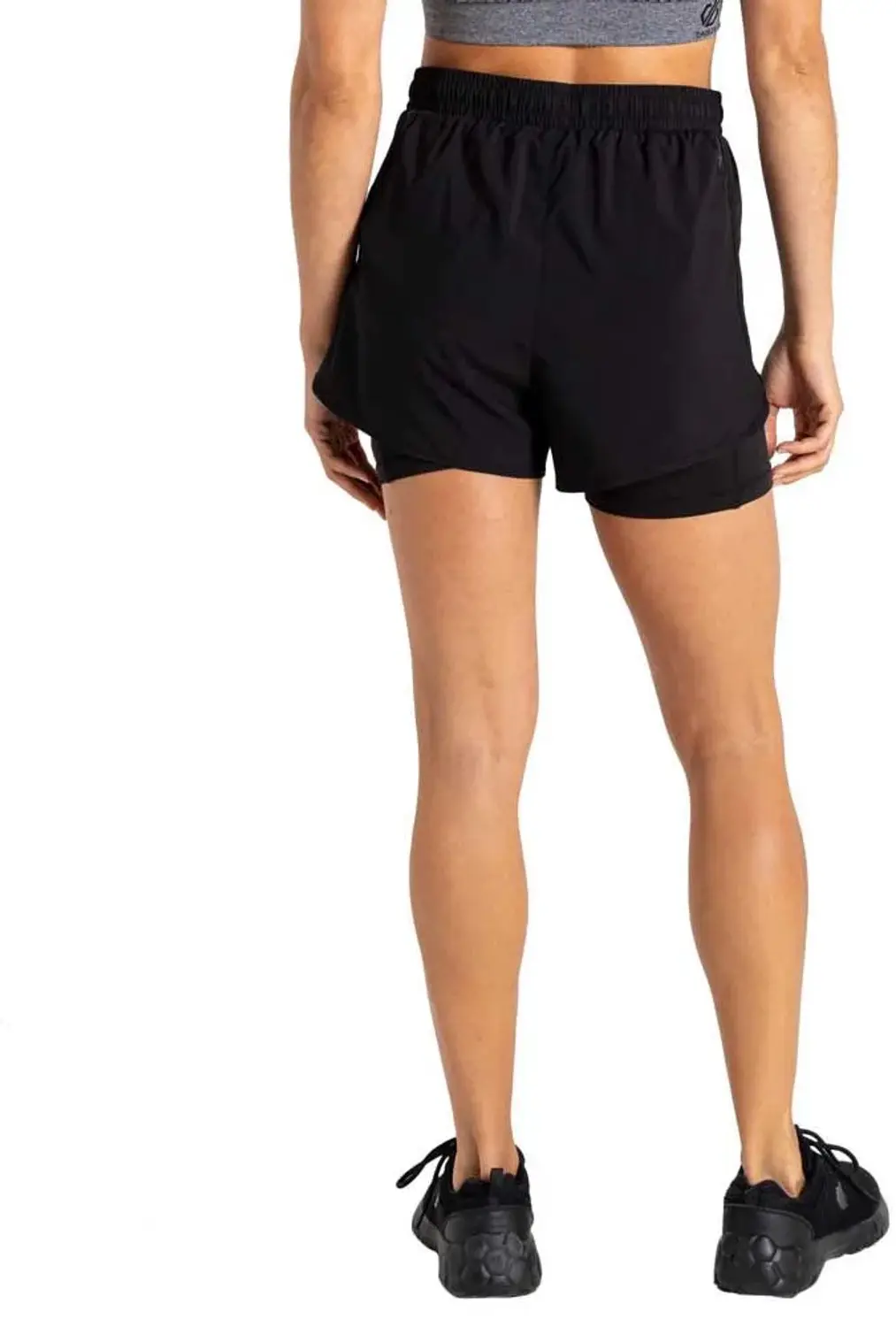 Dare 2b Sprint Up II Damesshort - Zwart - 38 - afbeelding 2 van 6