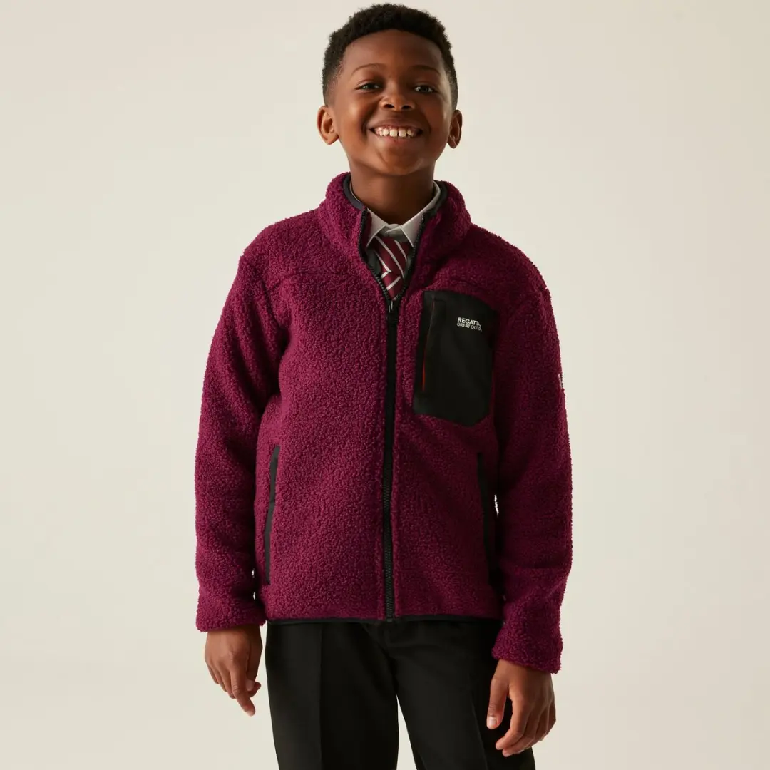 Frankie warm isolerend teddy fleece vest voor kinderen - afbeelding 3 van 6