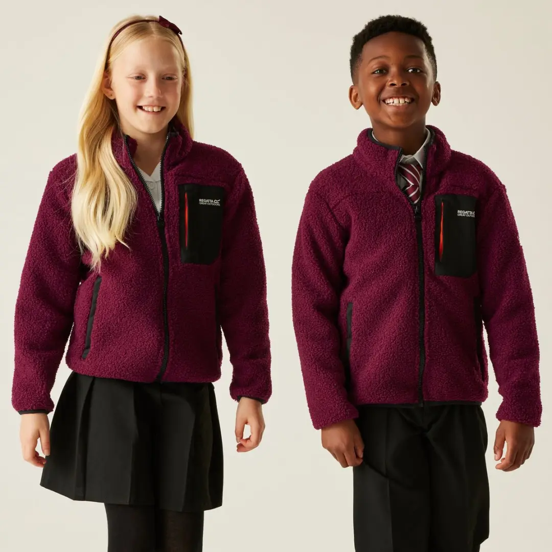 Frankie warm isolerend teddy fleece vest voor kinderen