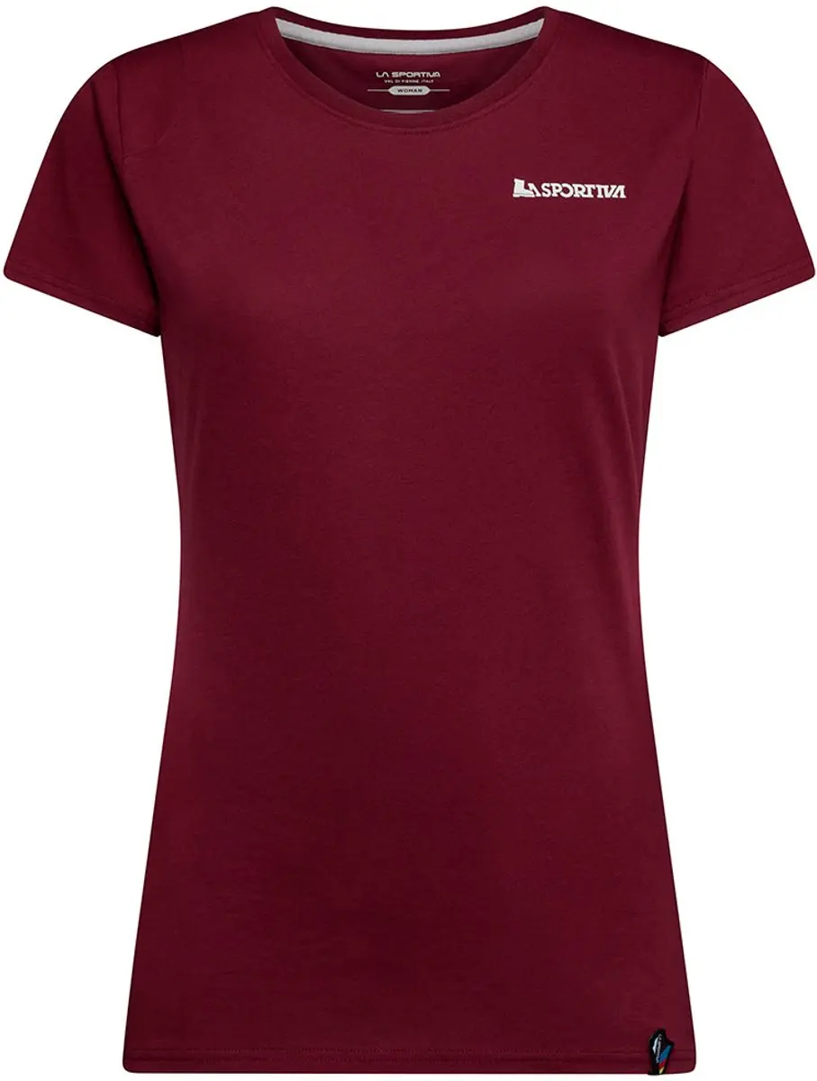 La Sportiva Moon Rock T-shirt Met Korte Mouwen Rood L Vrouw