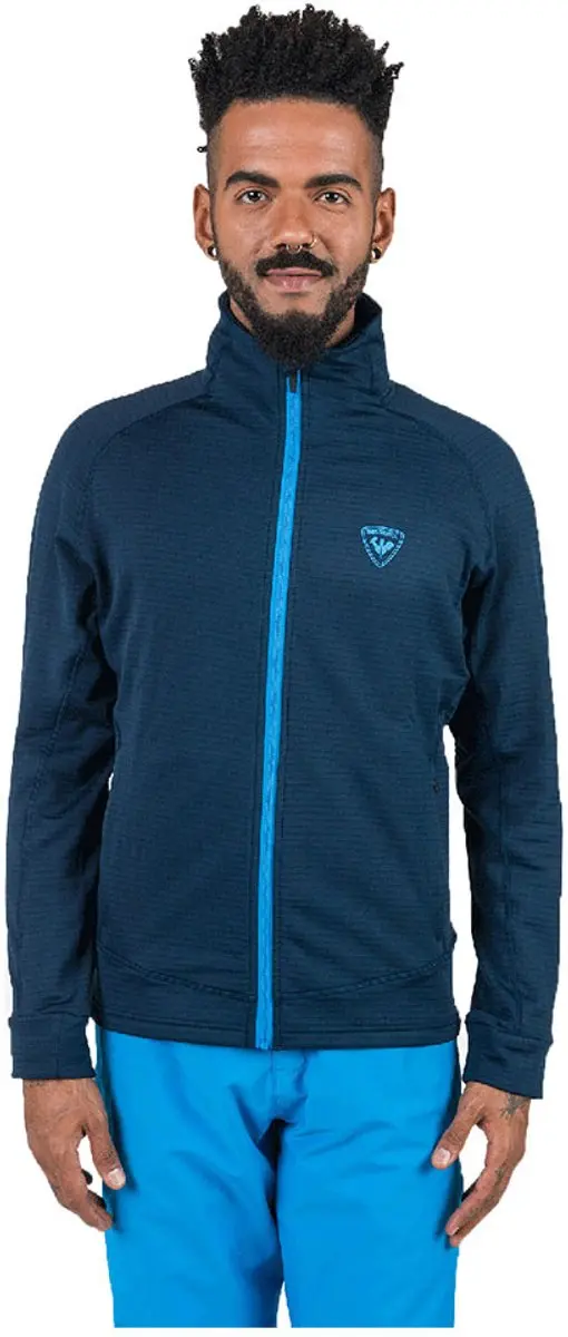 Rossignol Blackside Fleece Met Volledige Rits Blauw 2XL Man