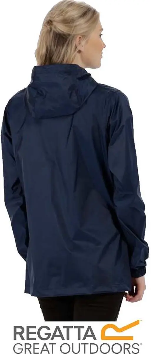 Regatta Pack-It III Dames Waterdichte Regenjack - Blauw - afbeelding 5 van 6