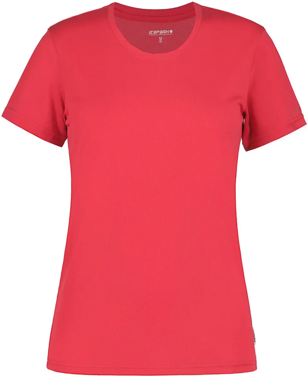 Icepeak Belfast T-shirt Met Korte Mouwen Rood L Vrouw