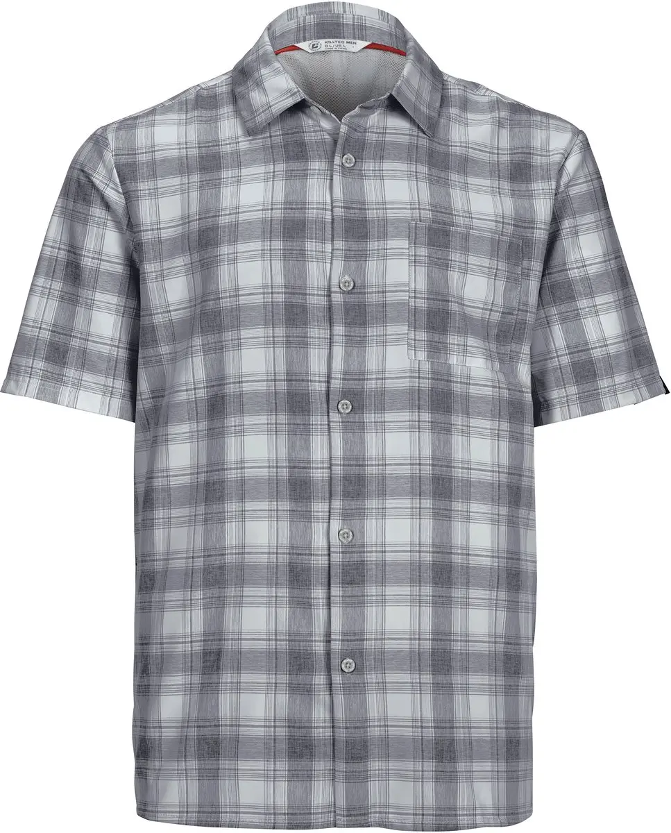 Killtec KOS 98 Men Woven Shirt - Outdoorblouse - Heren - Grijs - Maat M