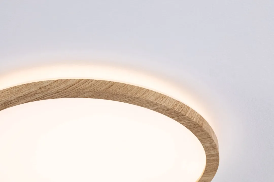 Paulmann Atria Shine LED-paneel 11,2W 850lm 3000K - Houtlook