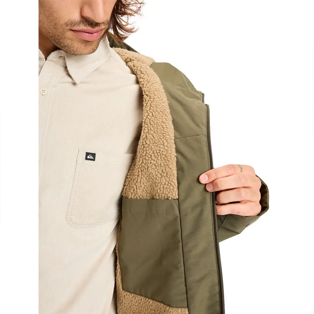 Quiksilver Overcast 3K Parka - Grape Leaf - 2XL - afbeelding 4 van 6