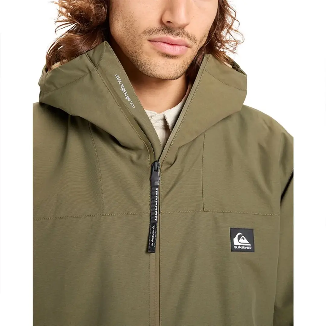 Quiksilver Overcast 3K Parka - Grape Leaf - 2XL - afbeelding 6 van 6