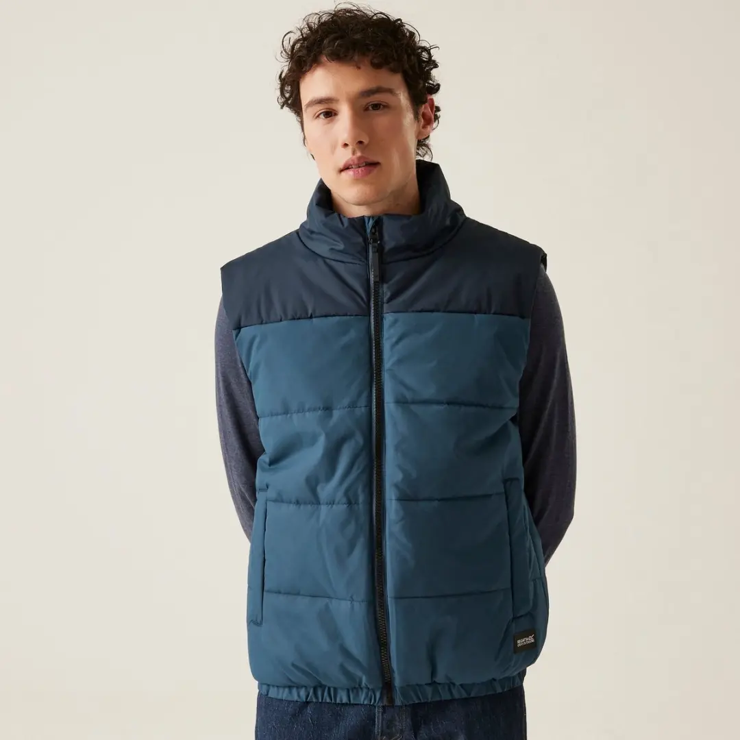 Bodywarmer Hiking Heren Gewatteerd Hawfinch Ii