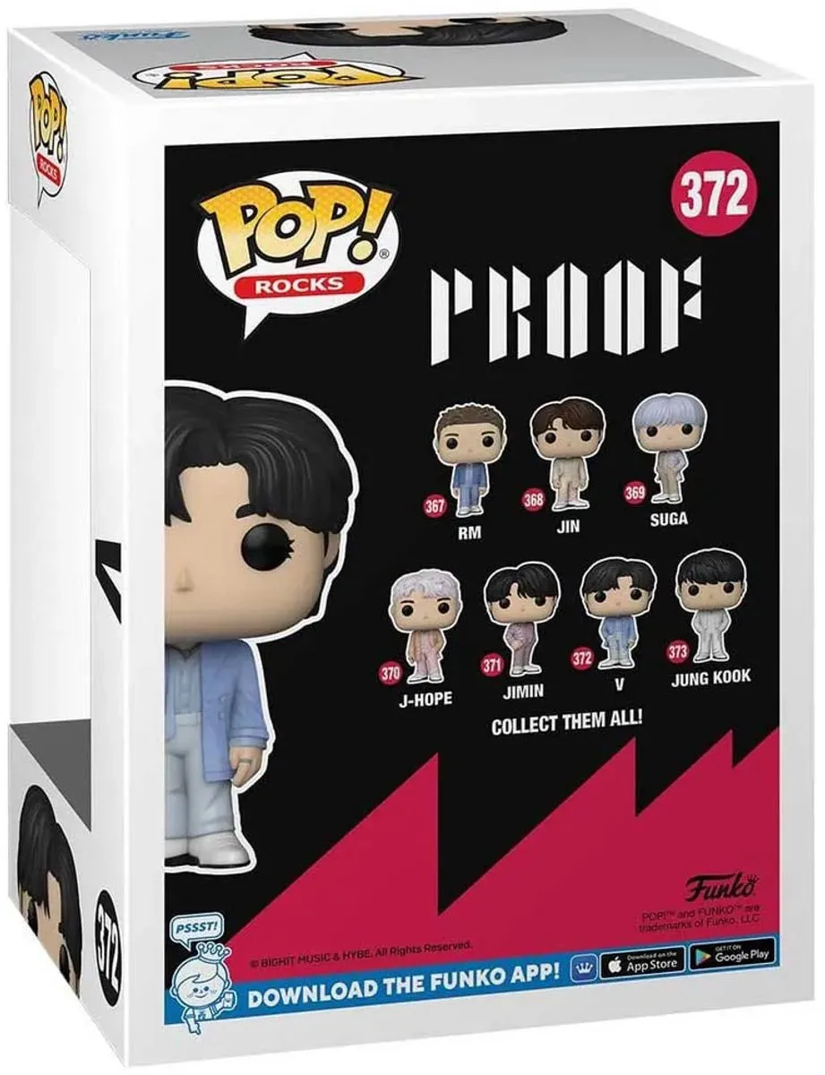 Funko Pop #372 BTS Pop Rocks V - Multicolor