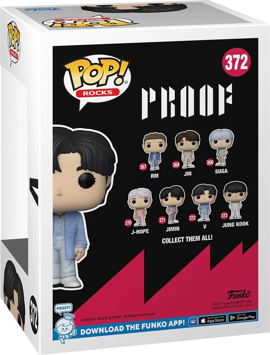 Funko Pop #372 BTS Pop Rocks V - Multicolor