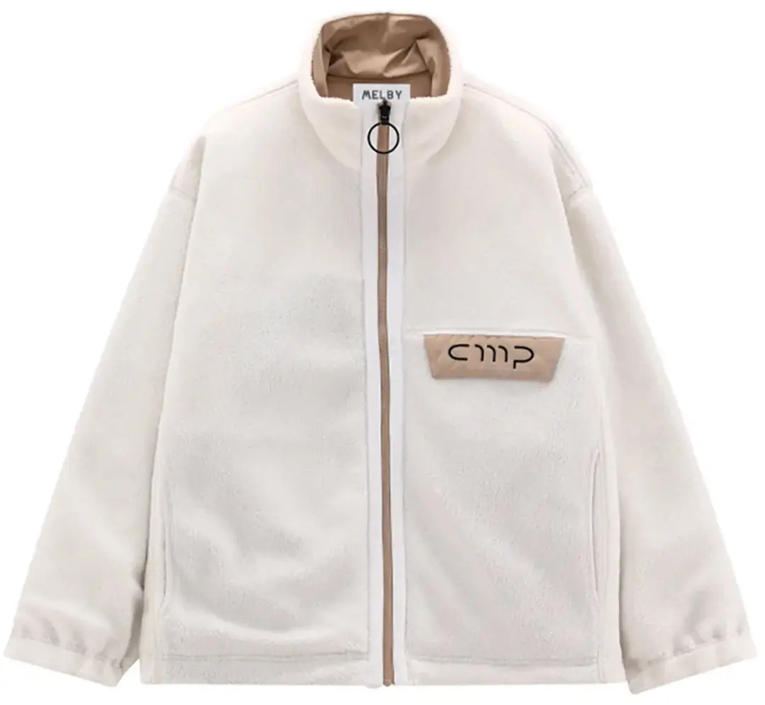 Cmp 35p4787 Sweatshirt Met Rits Wit L Man