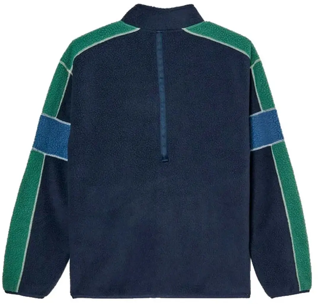 Quiksilver Clean Coast Block Fleecejack - Blauw - afbeelding 3 van 3