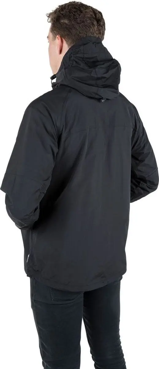Trespass regenjas Corvo Jacket - Herenjas Tp75 Zwart - afbeelding 2 van 6