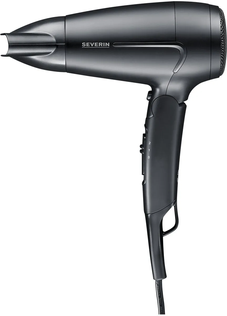Severin HT 0159 Reis-föhn 1600W - Zwart
