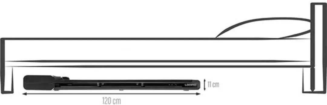 HMS LOOP10 Loopband - Zwart - afbeelding 4 van 6