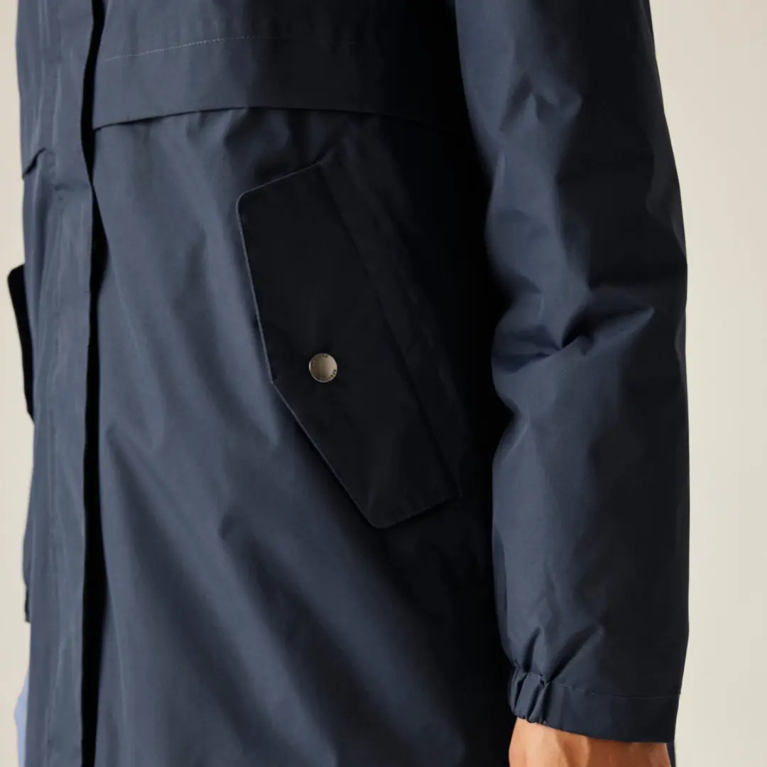 Regatta Brielly Waterdicht Damesjack - Blauw - 46 - afbeelding 3 van 6