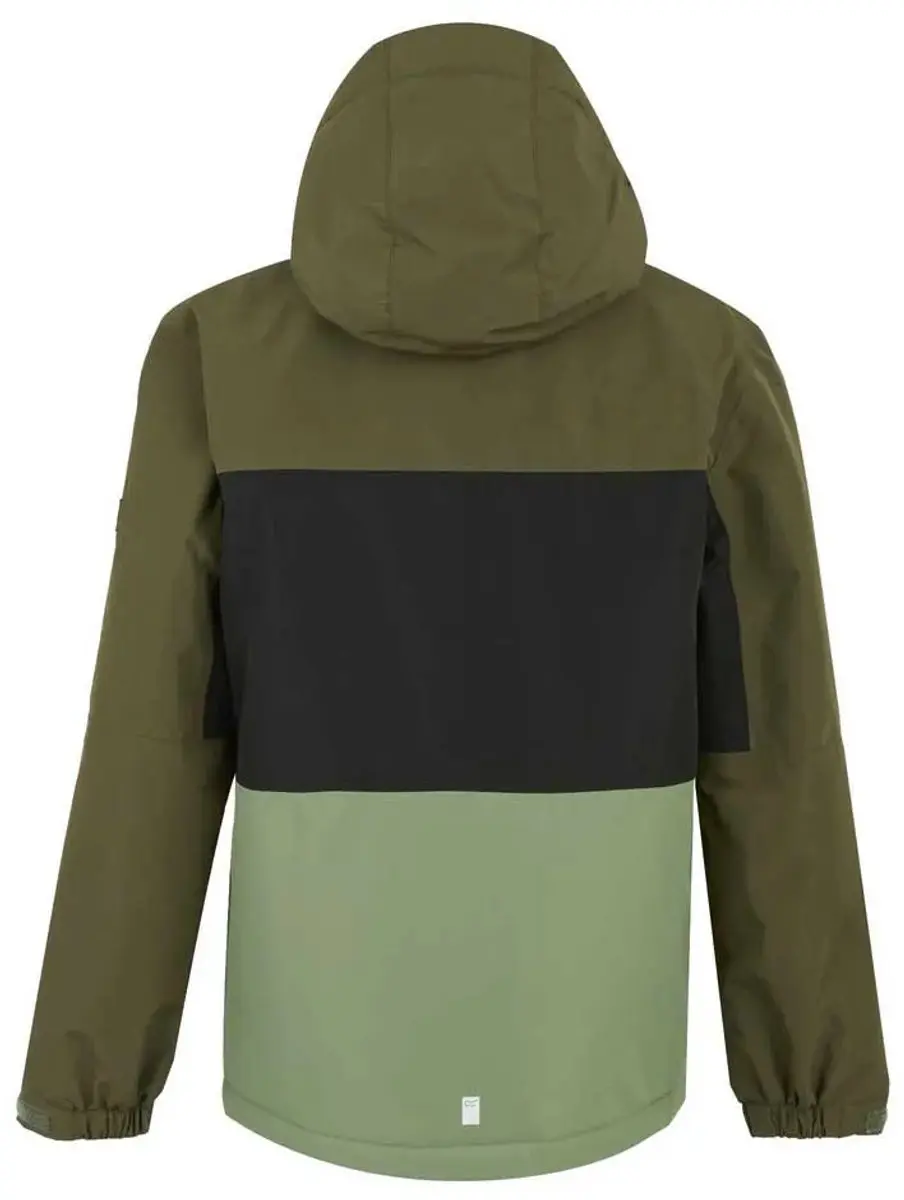 Regatta Beamz Waterdicht Kinderjack - Groen - 110 - afbeelding 3 van 4