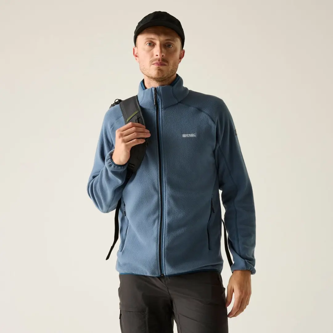 Hadfield Fleece wandeljas met volledige ritssluiting voor heren - afbeelding 6 van 6