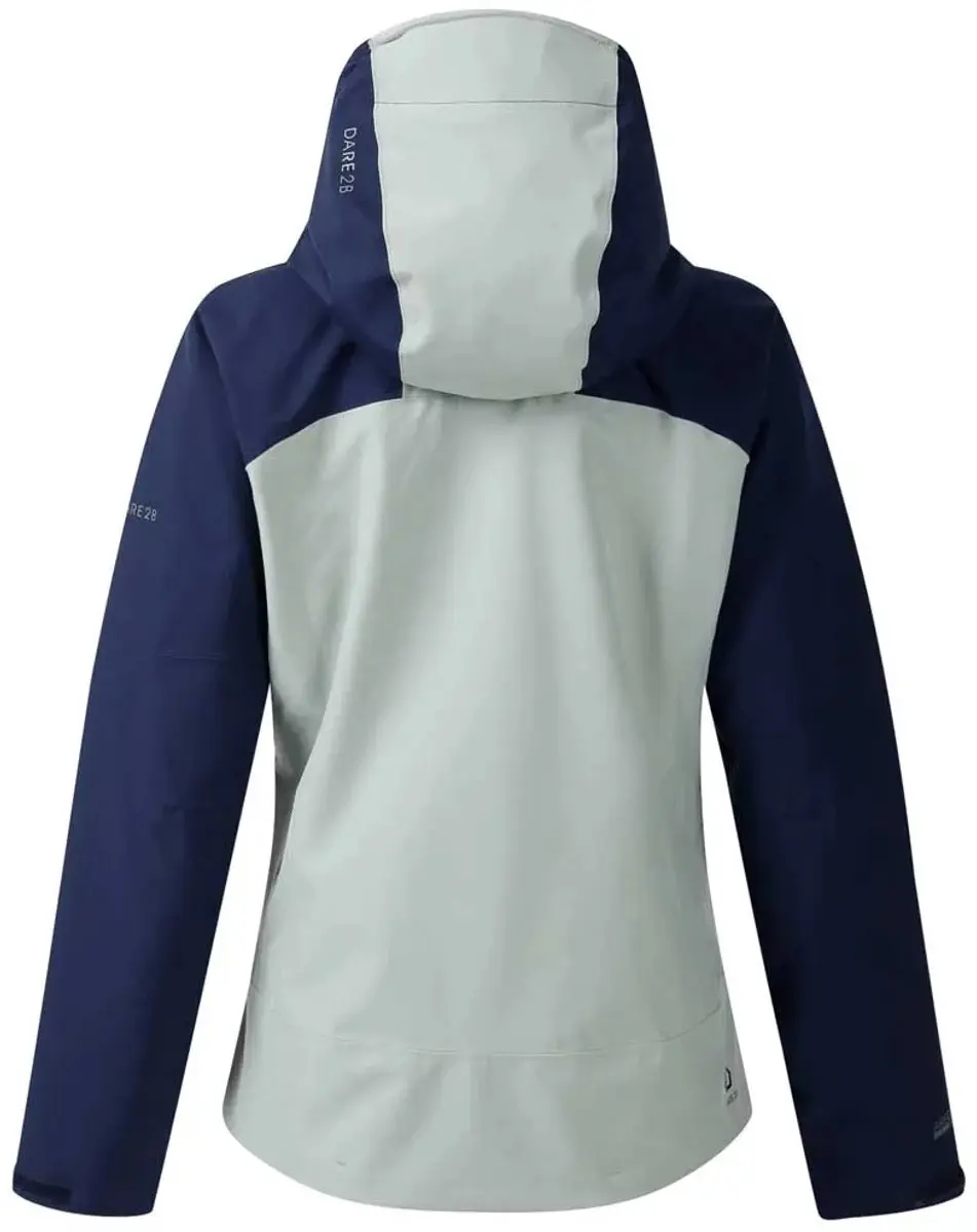 Dare2B Torrek III Waterdichte Stretch Wandeljas met Capuchon voor Dames - afbeelding 2 van 3