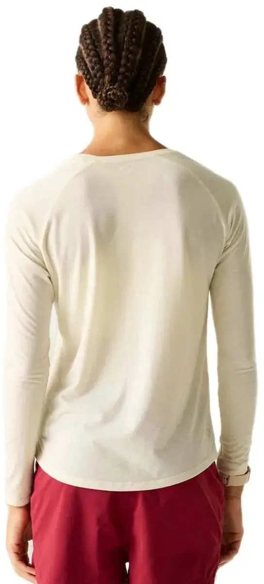 Dare2b Nimble T-shirt Met Lange Mouwen Beige 42 Vrouw - afbeelding 2 van 4
