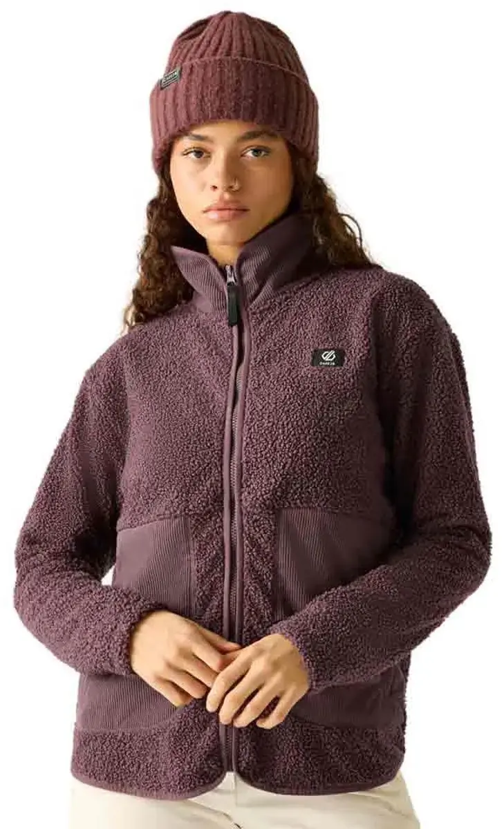 Dare2b Zephyr Fleece Met Volledige Rits Paars 36 Vrouw