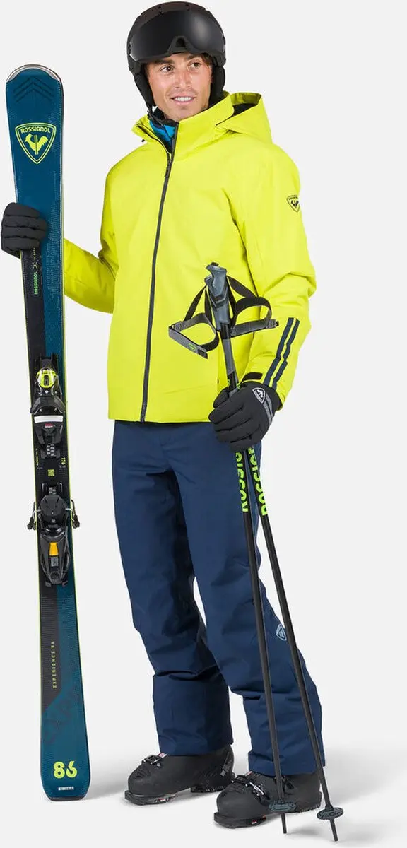 Rossignol Strawpile Heren Skijack - Groen/Geel - afbeelding 6 van 6